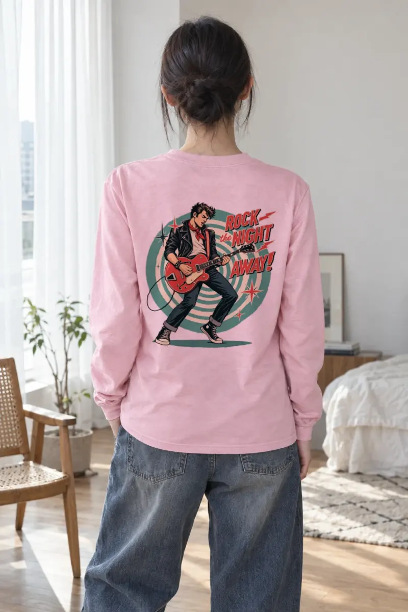 "Rock The Night Away" Unisex Longsleeve T-shirt