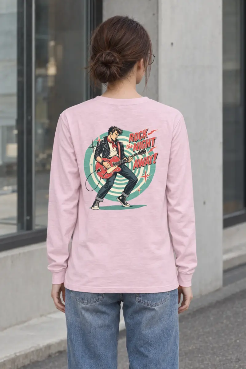 "Rock The Night Away" Unisex Longsleeve T-shirt