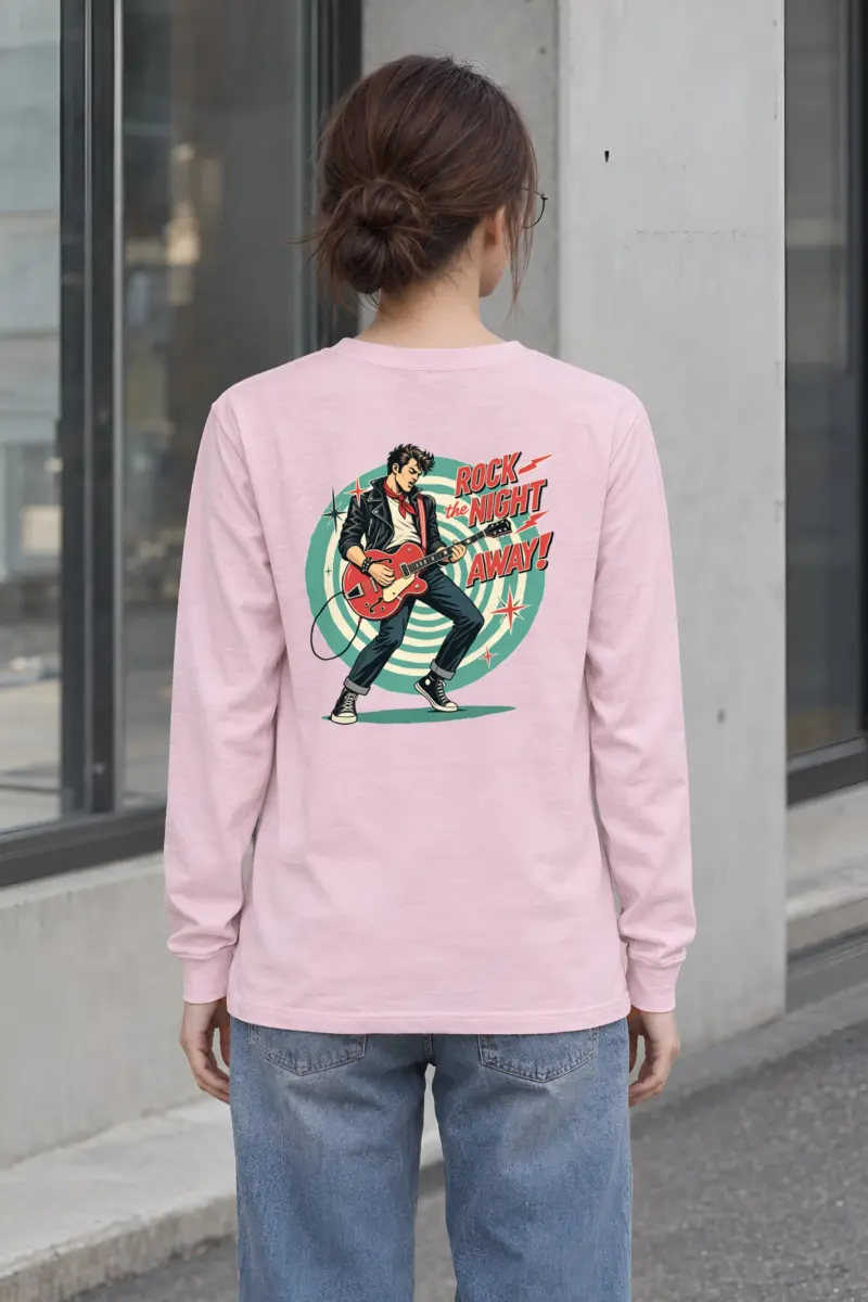 "Rock The Night Away" Unisex Longsleeve T-shirt