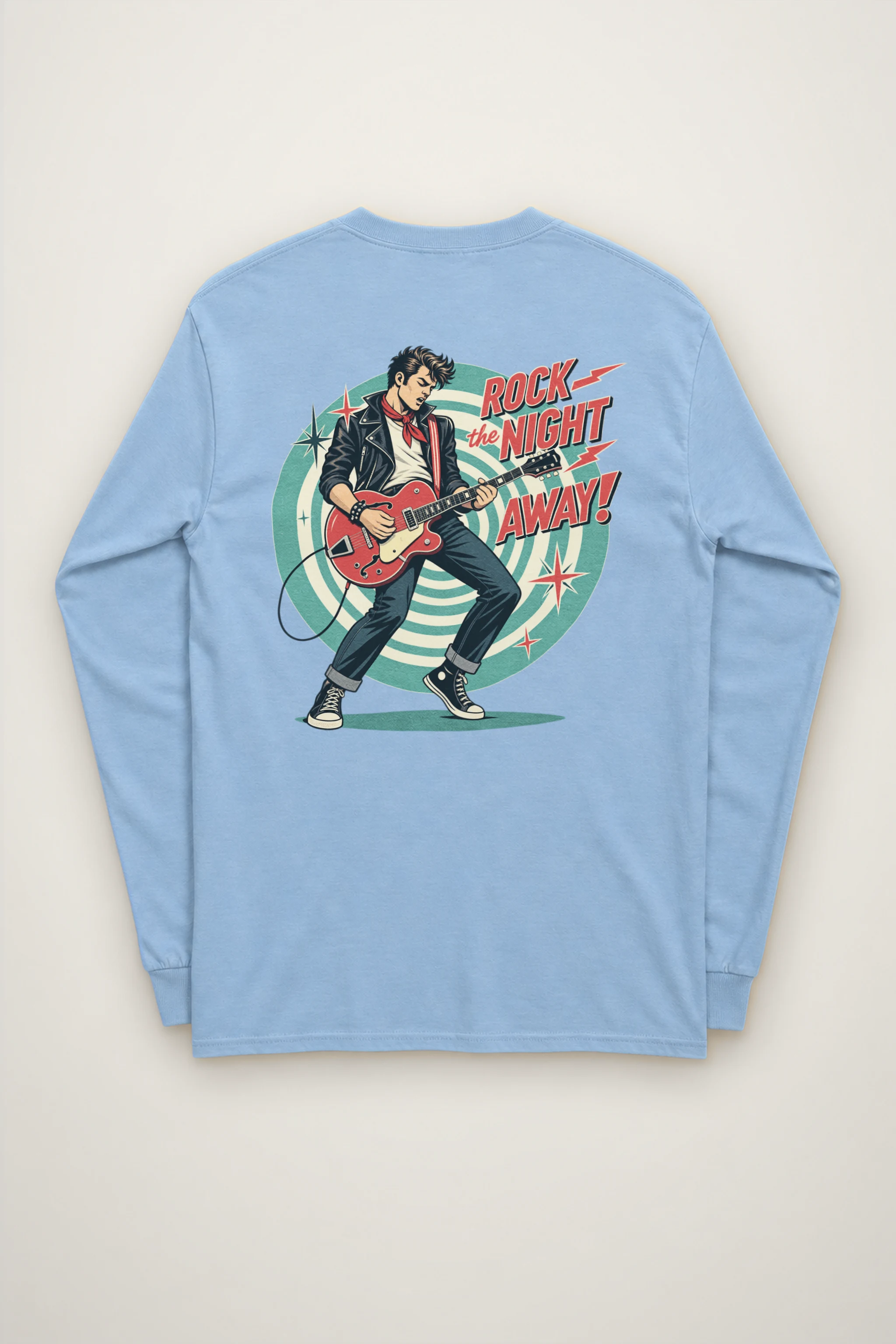 "Rock The Night Away" Unisex Longsleeve T-shirt