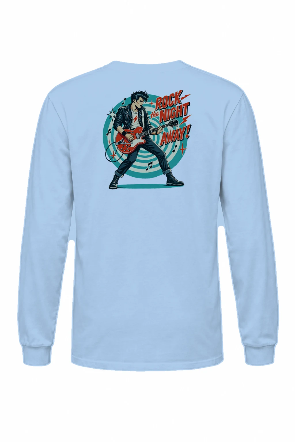 "Rock the Night Away" Unisex Longsleeve T-shirt | Gildan 2400