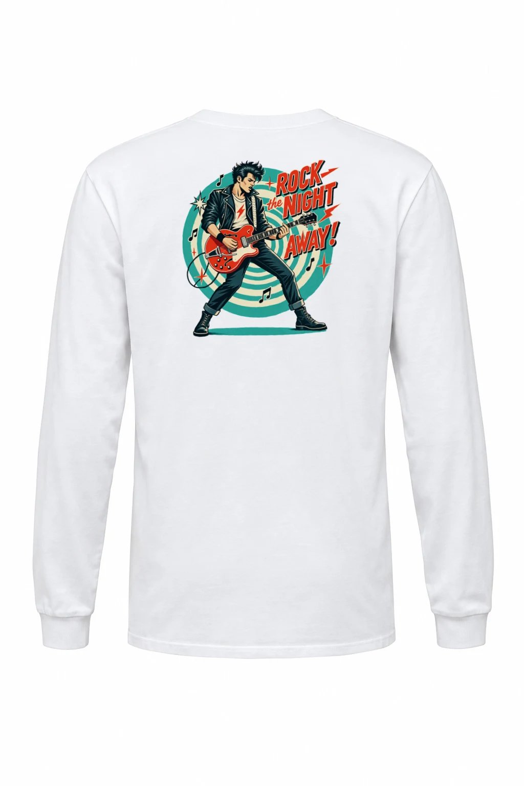 "Rock the Night Away" Unisex Longsleeve T-shirt | Gildan 2400