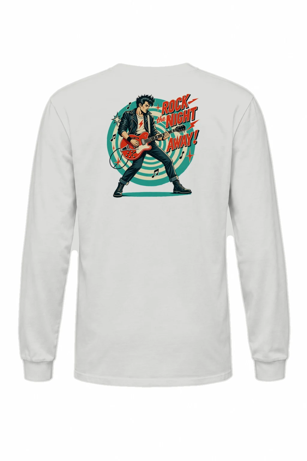 "Rock the Night Away" Unisex Longsleeve T-shirt | Gildan 2400