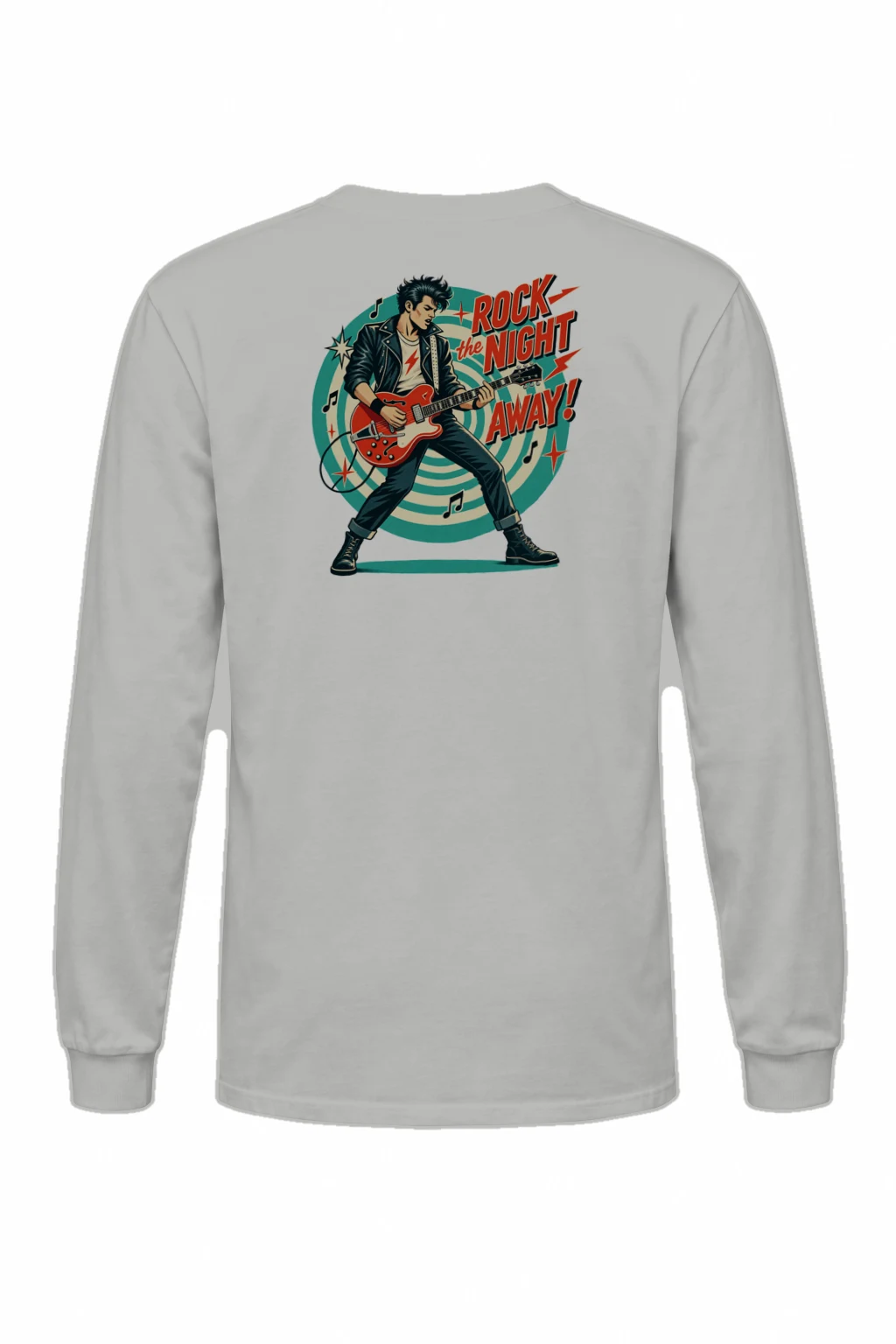 "Rock the Night Away" Unisex Longsleeve T-shirt | Gildan 2400