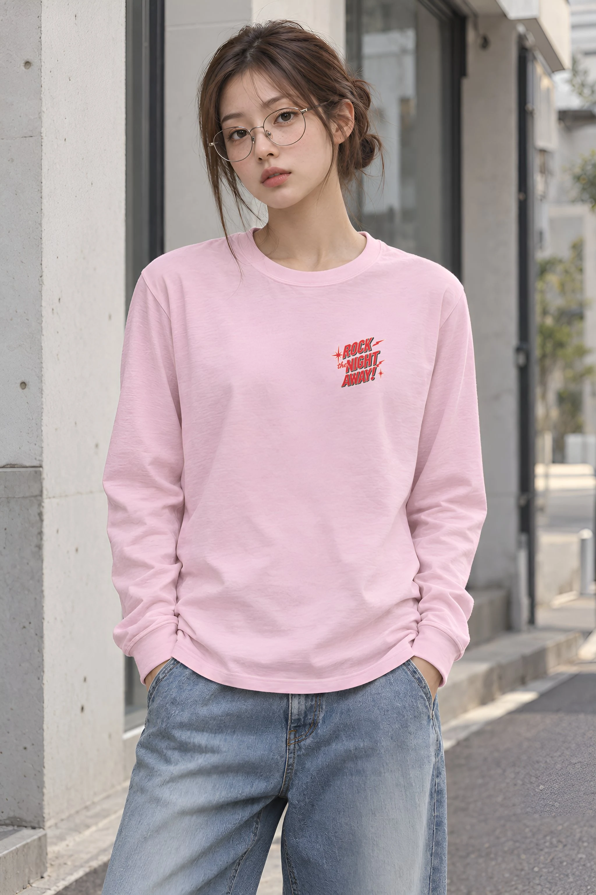 "Rock The Night Away" Unisex Longsleeve T-shirt