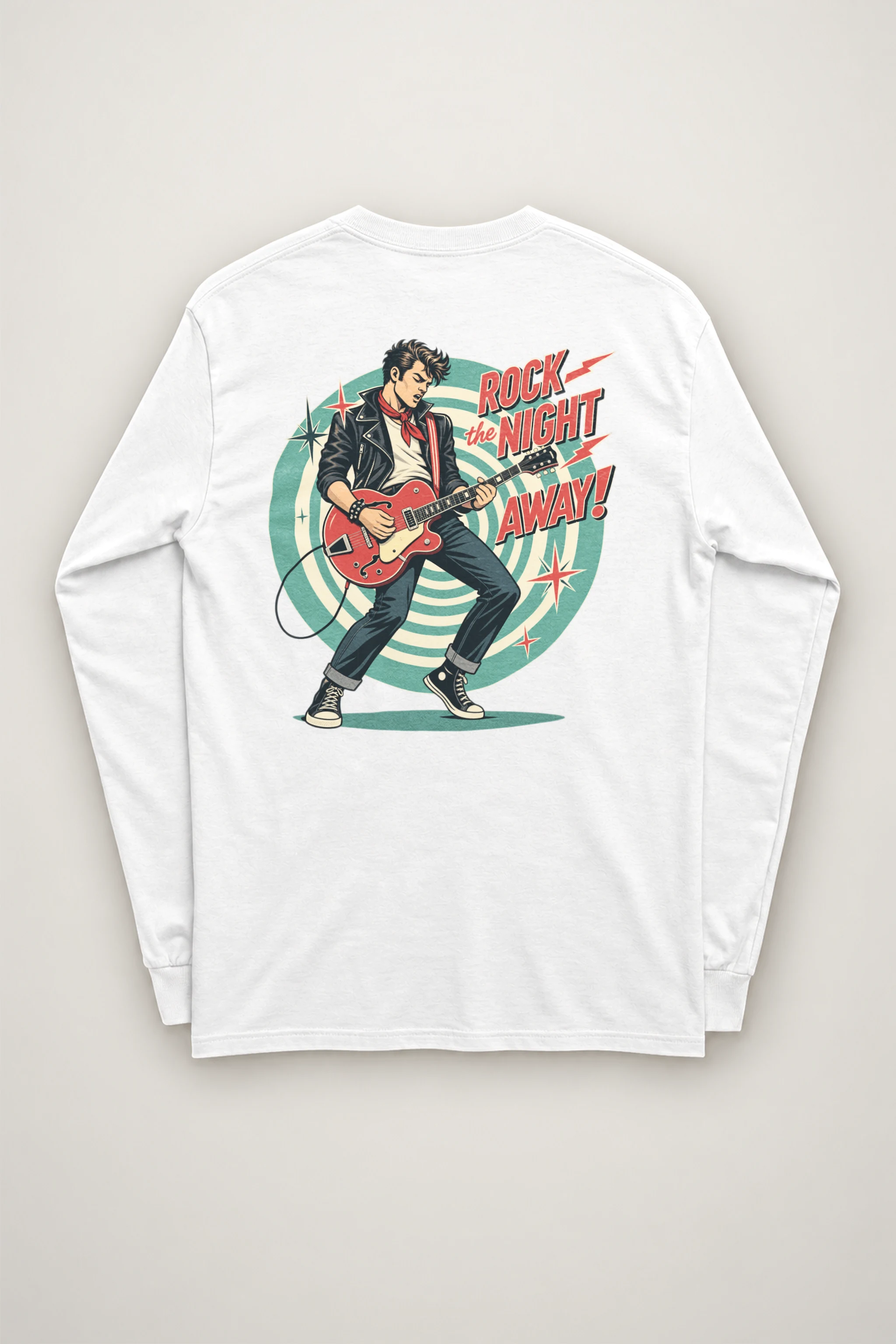 "Rock The Night Away" Unisex Longsleeve T-shirt
