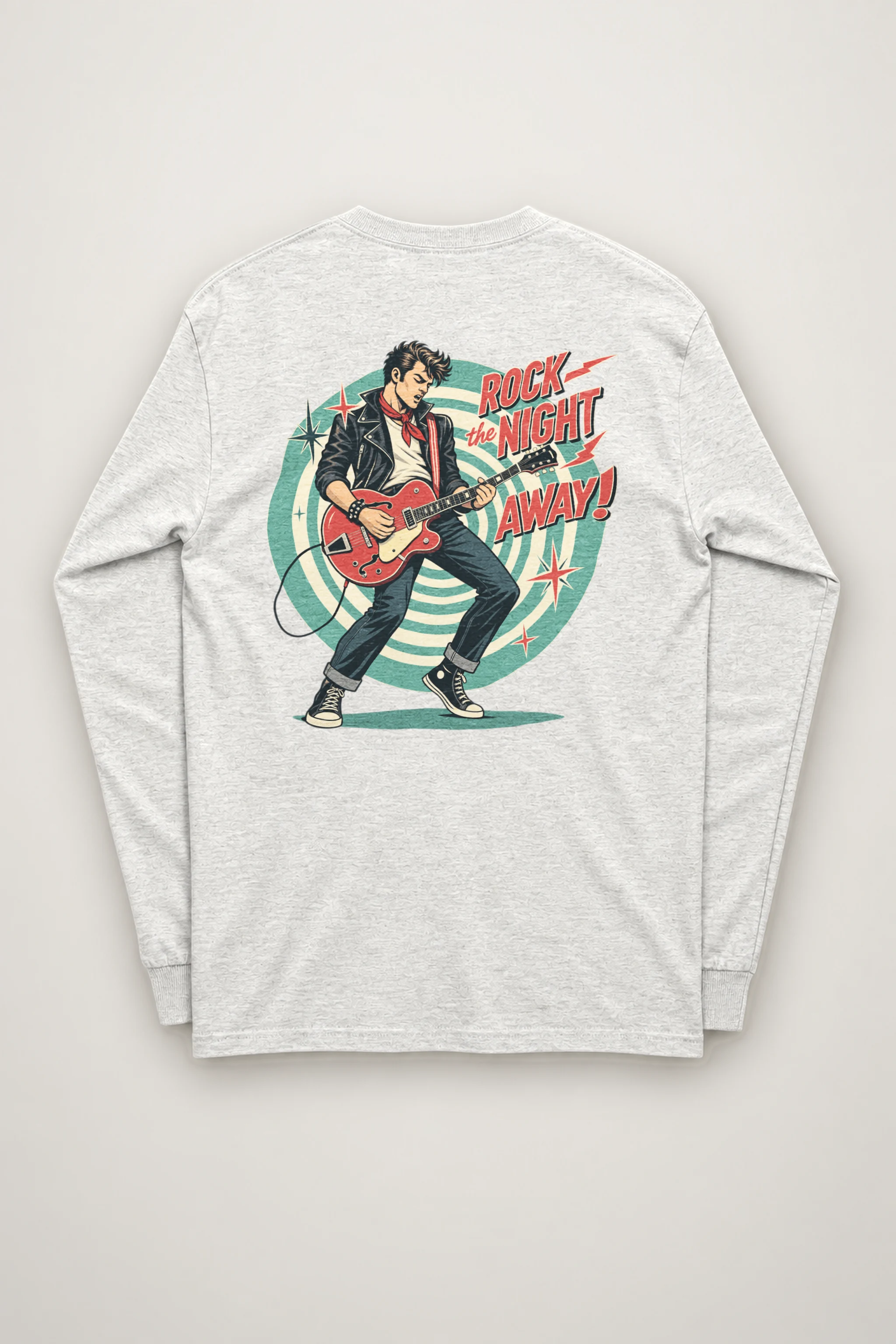 "Rock The Night Away" Unisex Longsleeve T-shirt
