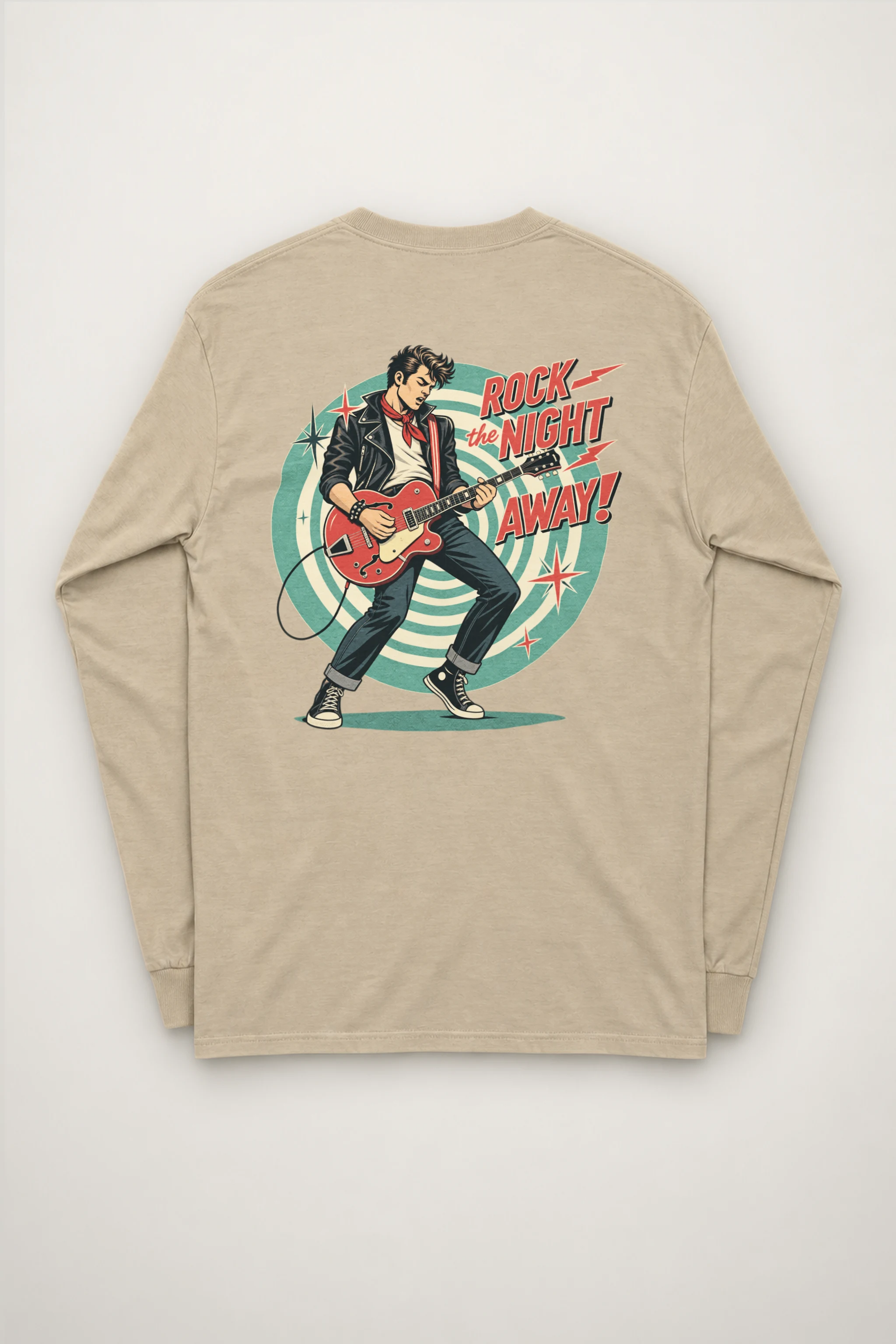 "Rock The Night Away" Unisex Longsleeve T-shirt