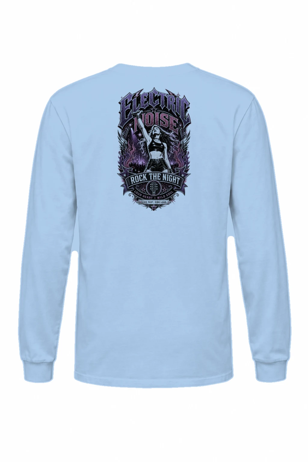 "Rock The Night" Unisex Longsleeve T-shirt | Gildan 2400