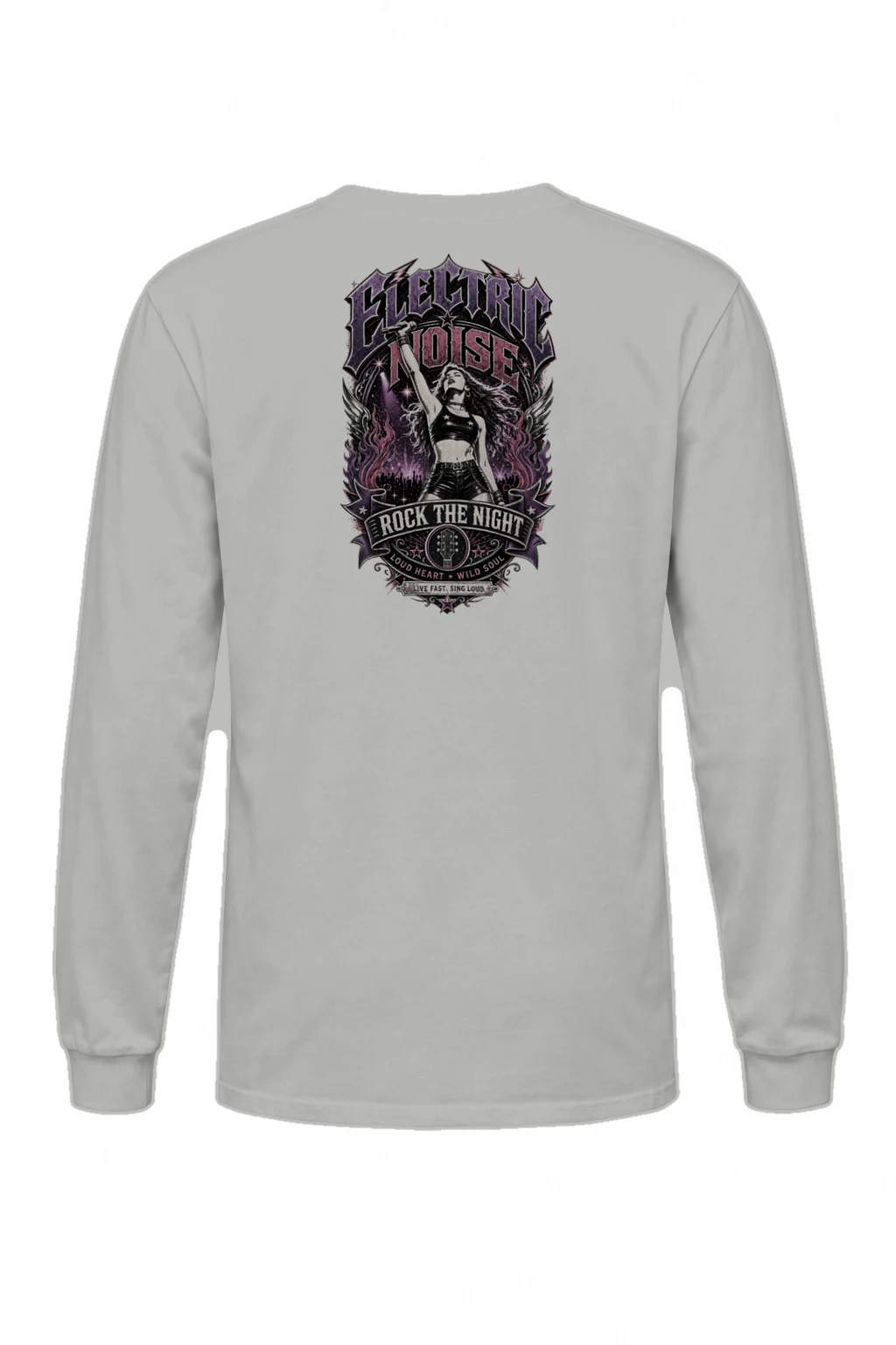 "Rock The Night" Unisex Longsleeve T-shirt | Gildan 2400