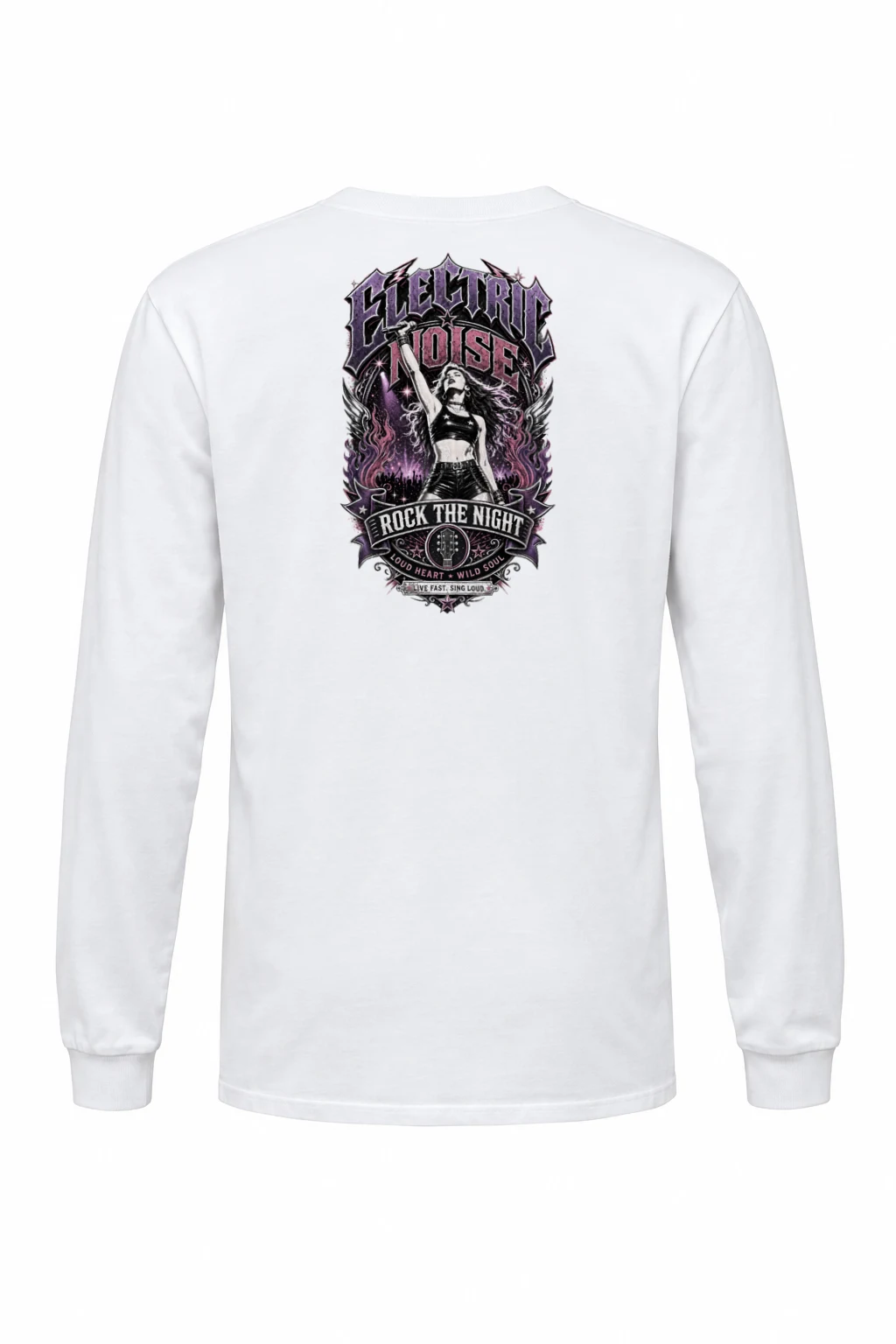 "Rock The Night" Unisex Longsleeve T-shirt | Gildan 2400