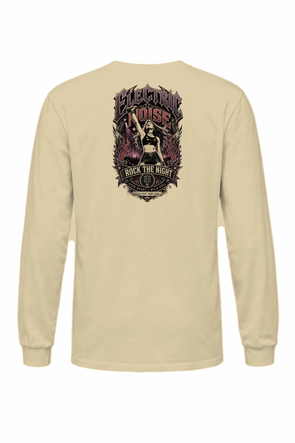 "Rock The Night" Unisex Longsleeve T-shirt | Gildan 2400