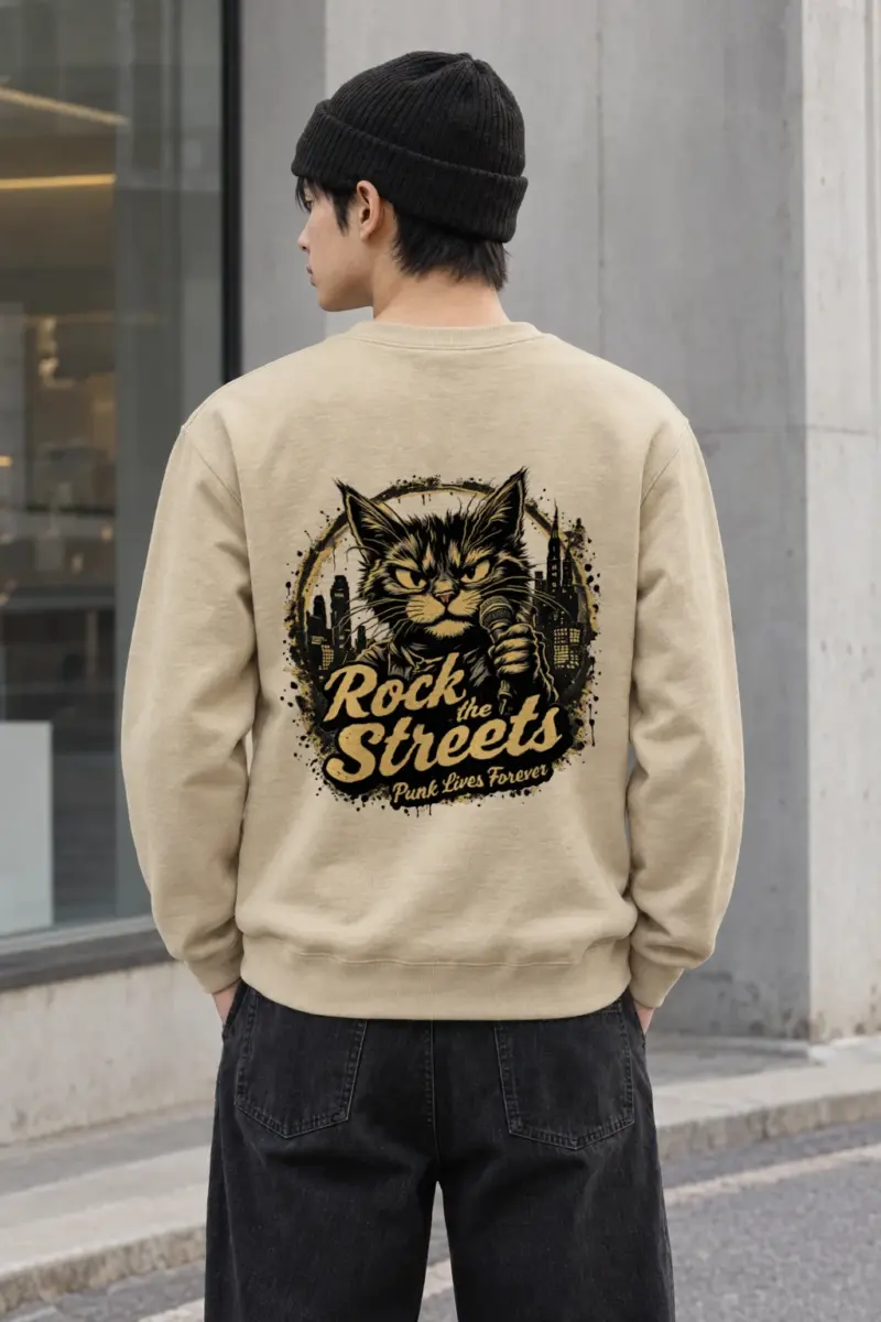 "Rock The Streets" Heavy Blend Unisex Crewneck Sweatshirt