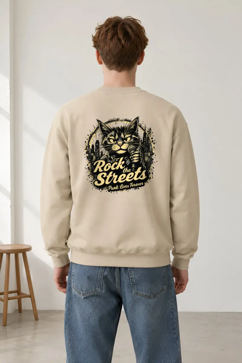 "Rock The Streets" Heavy Blend Unisex Crewneck Sweatshirt