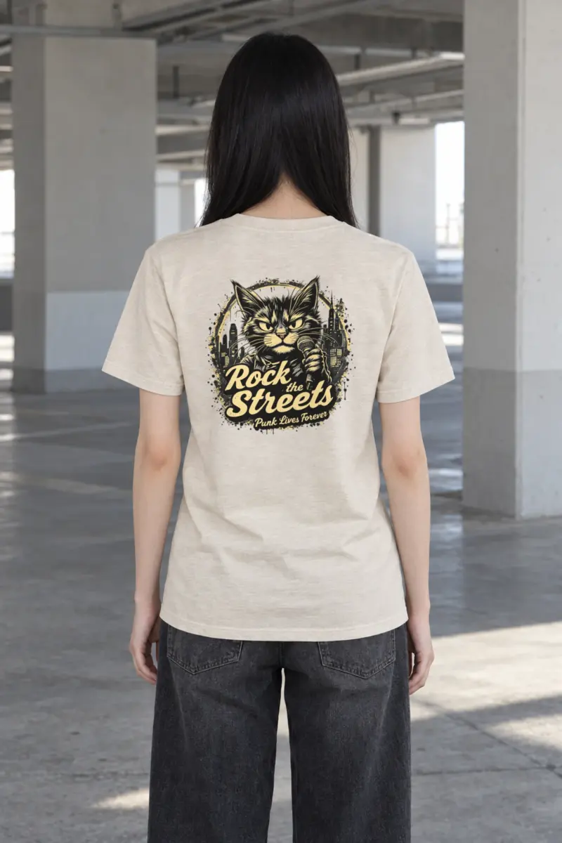 "Rock The Streets" Heavyweight Unisex Crewneck T-shirt