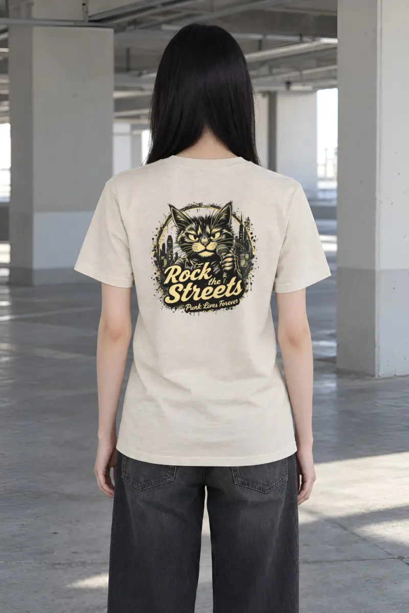 "Rock The Streets" Heavyweight Unisex Crewneck T-shirt