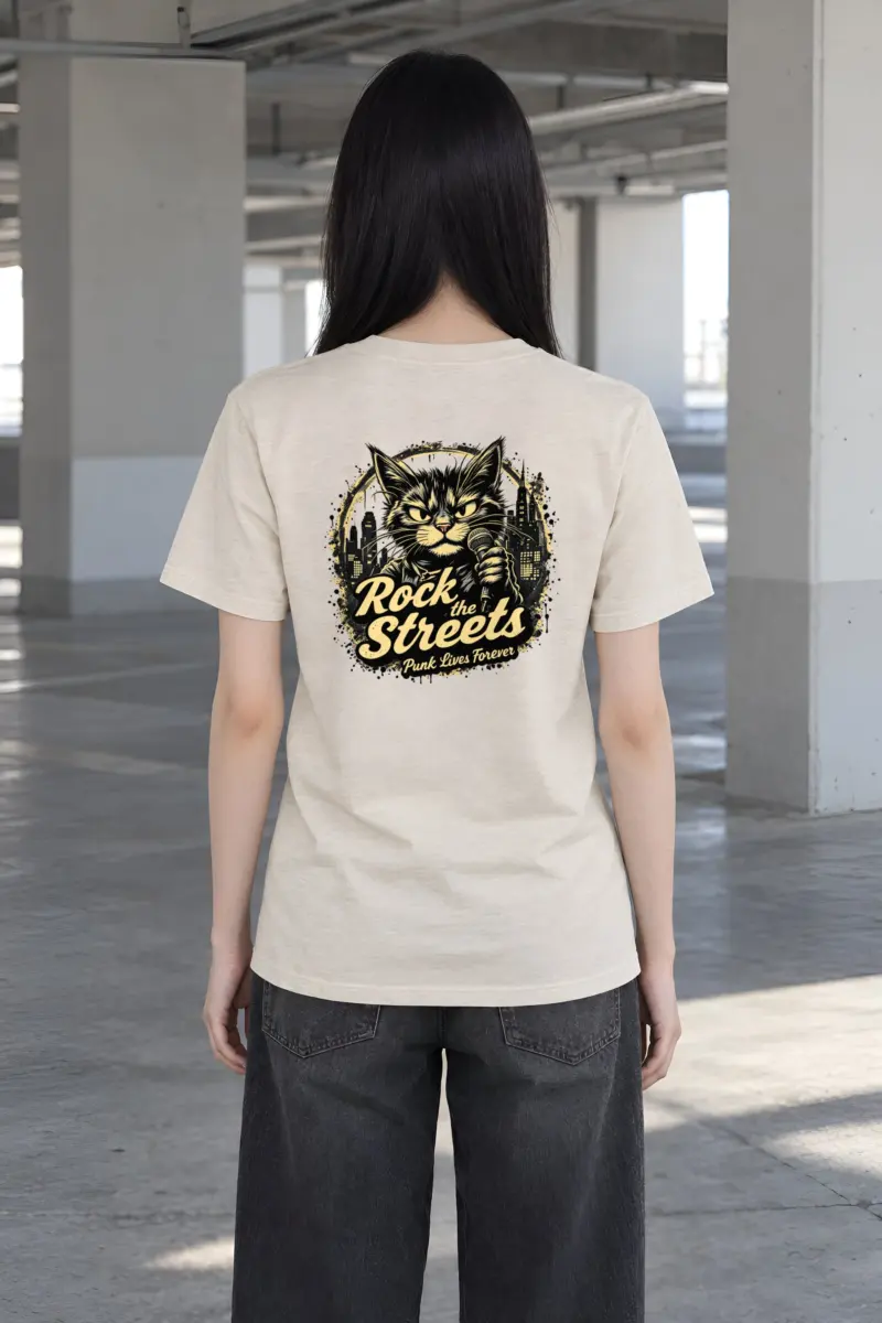 "Rock The Streets" Heavyweight Unisex Crewneck T-shirt