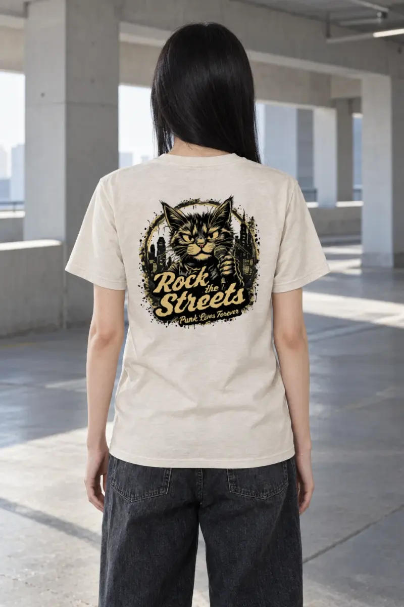 "Rock The Streets" Heavyweight Unisex Crewneck T-shirt | Gildan 5000