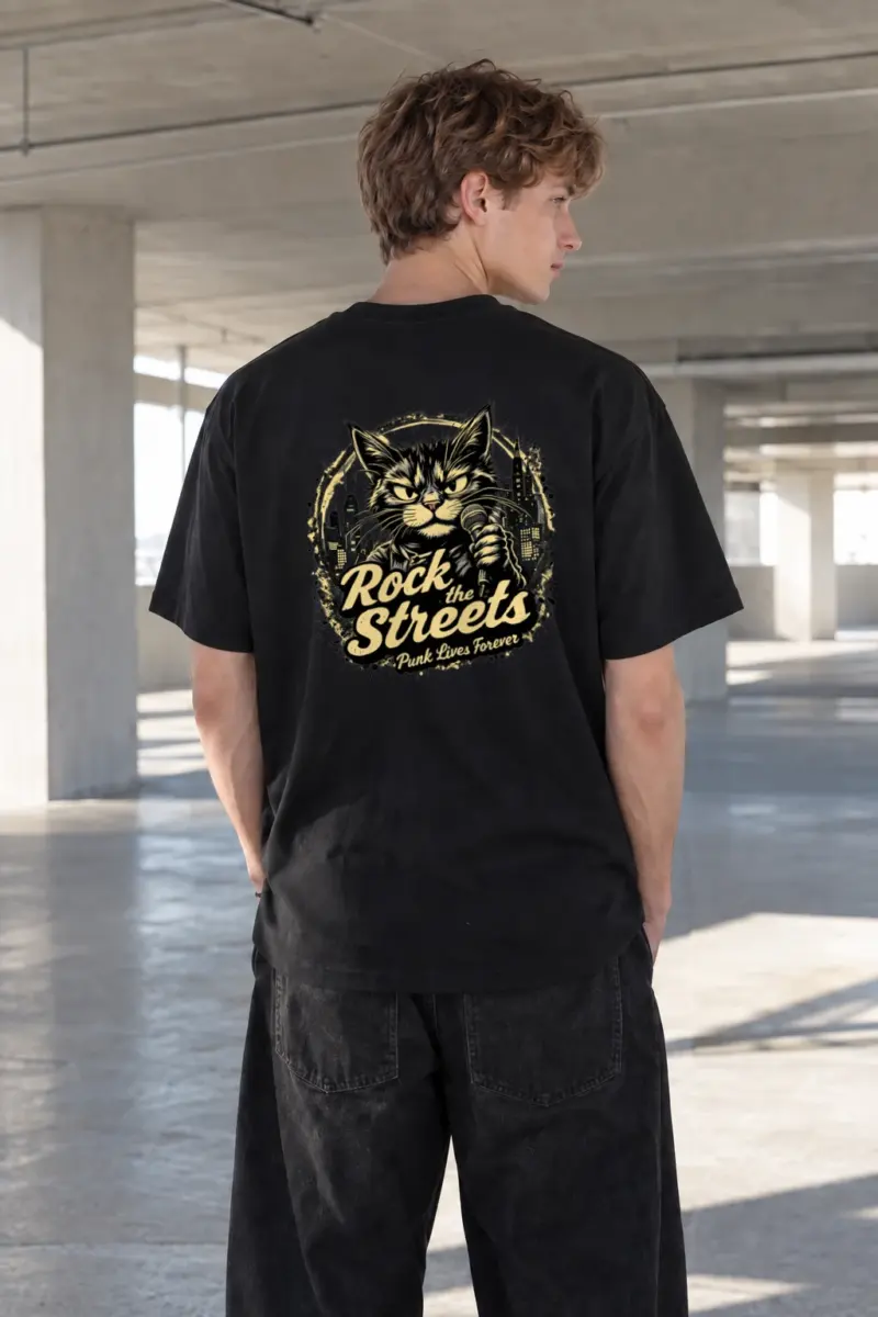 "Rock The Streets" Heavyweight Unisex Crewneck T-shirt | Gildan 5000