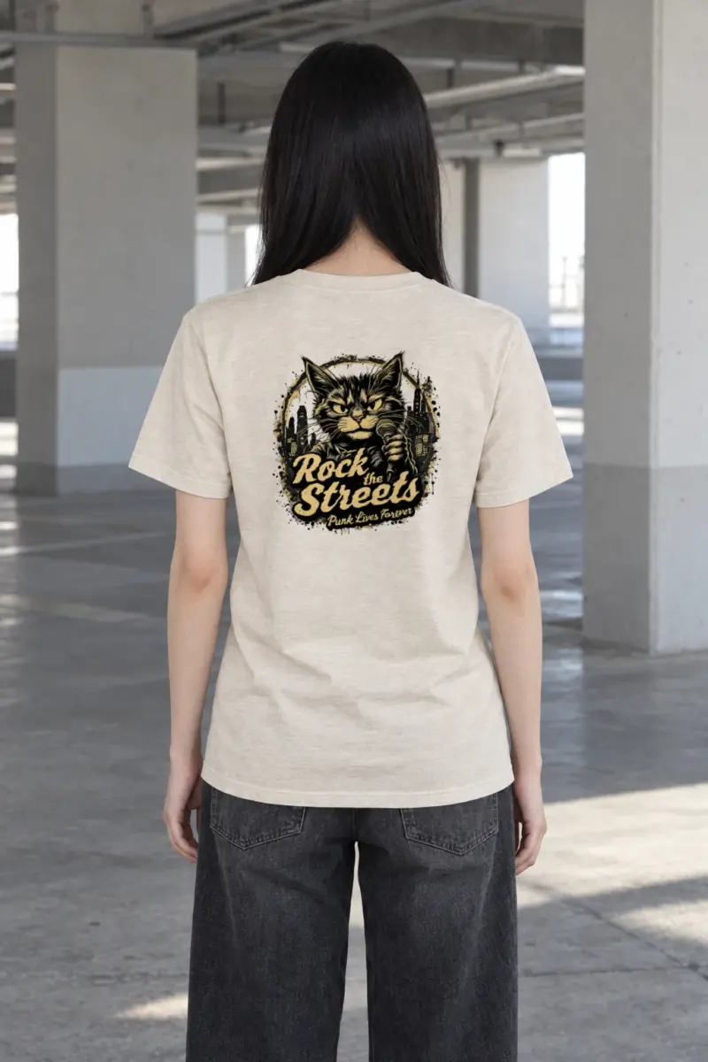 "Rock The Streets" Heavyweight Unisex Crewneck T-shirt