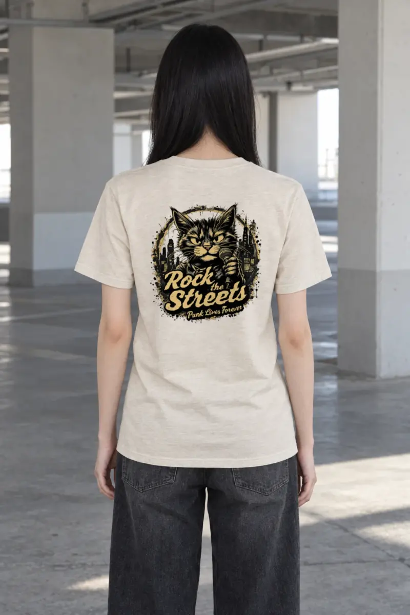 "Rock The Streets" Heavyweight Unisex Crewneck T-shirt