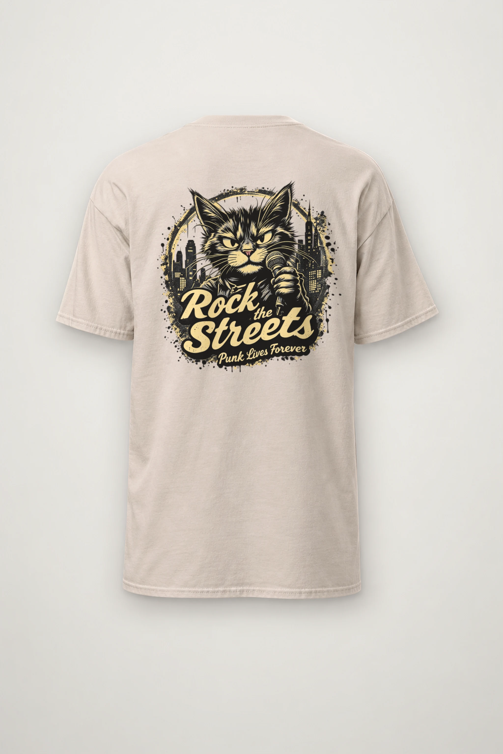 "Rock The Streets" Heavyweight Unisex Crewneck T-shirt