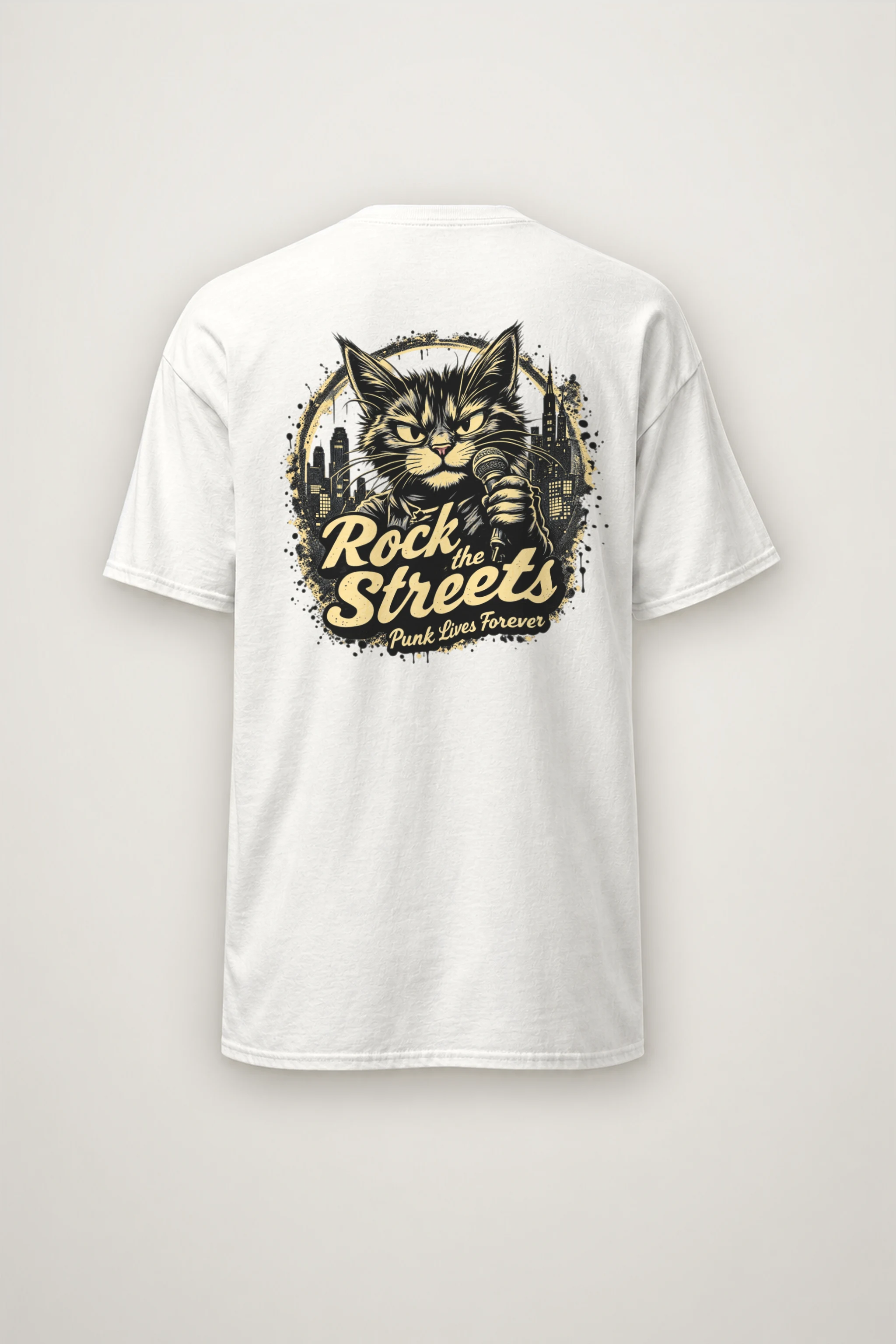 "Rock The Streets" Heavyweight Unisex Crewneck T-shirt