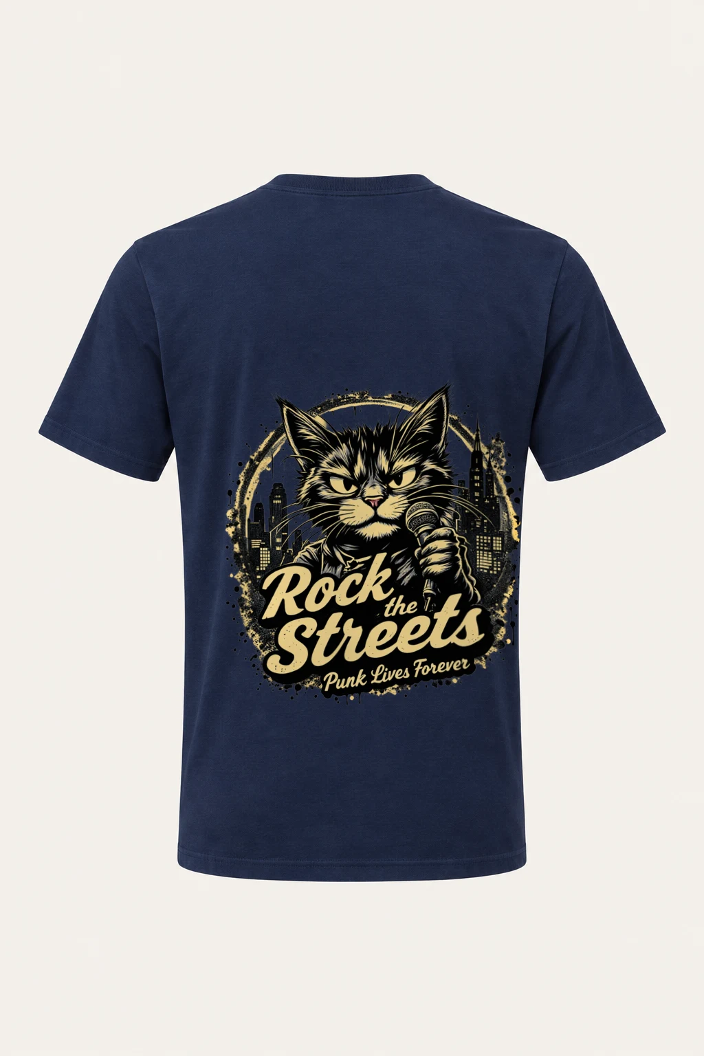 "Rock The Streets" Heavyweight Unisex Crewneck T-shirt | Gildan 5000