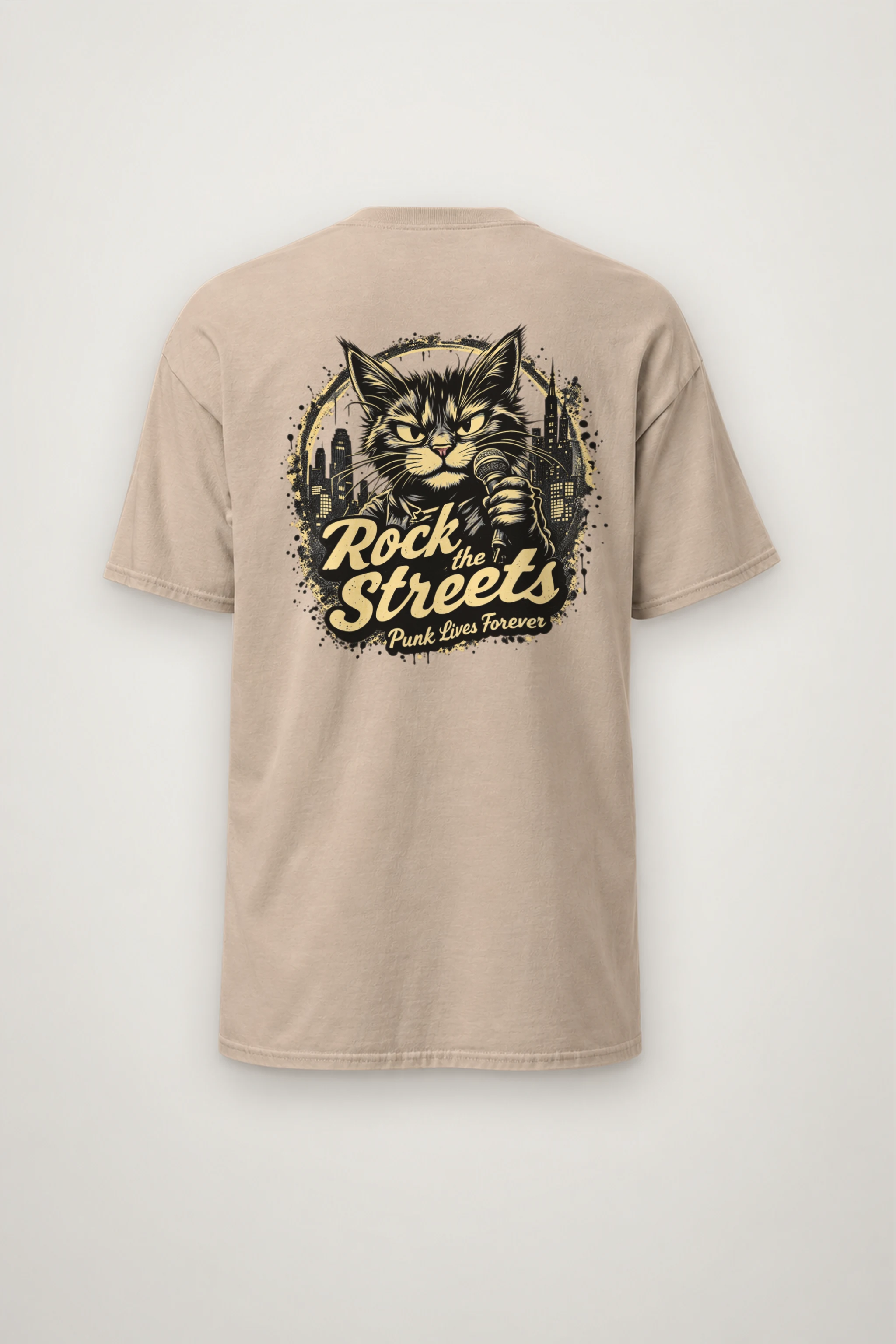 "Rock The Streets" Heavyweight Unisex Crewneck T-shirt