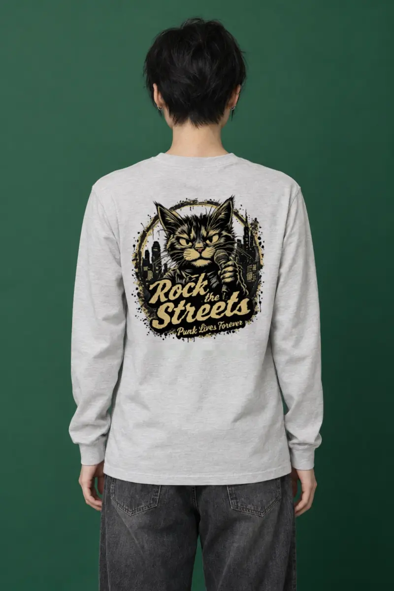 "Rock The Streets" Unisex Longsleeve T-shirt | Gildan 2400