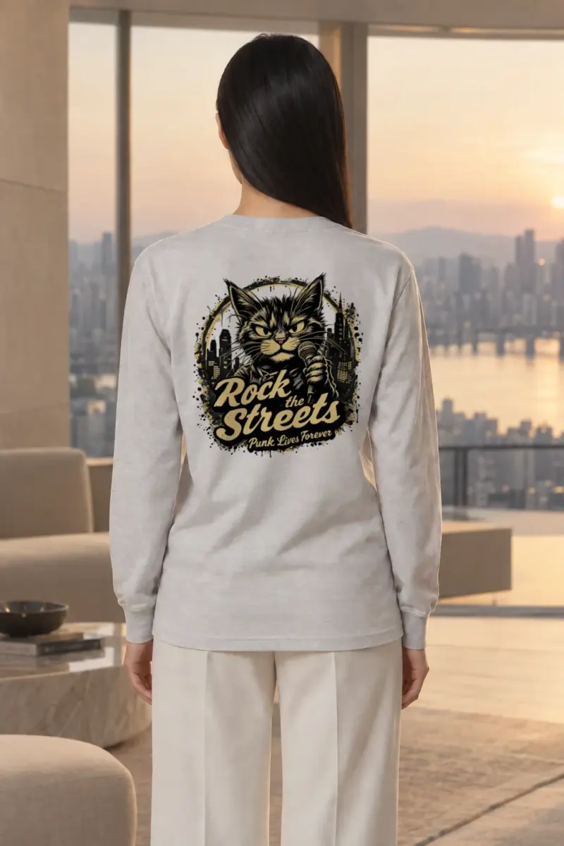 "Rock The Streets" Unisex Longsleeve T-shirt | Gildan 2400