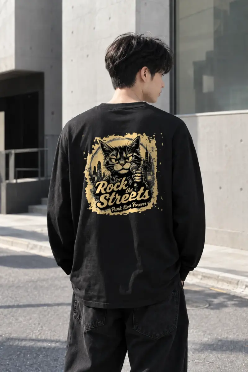 “Rock The Streets” Unisex Longsleeve T-shirt | Gildan 2400