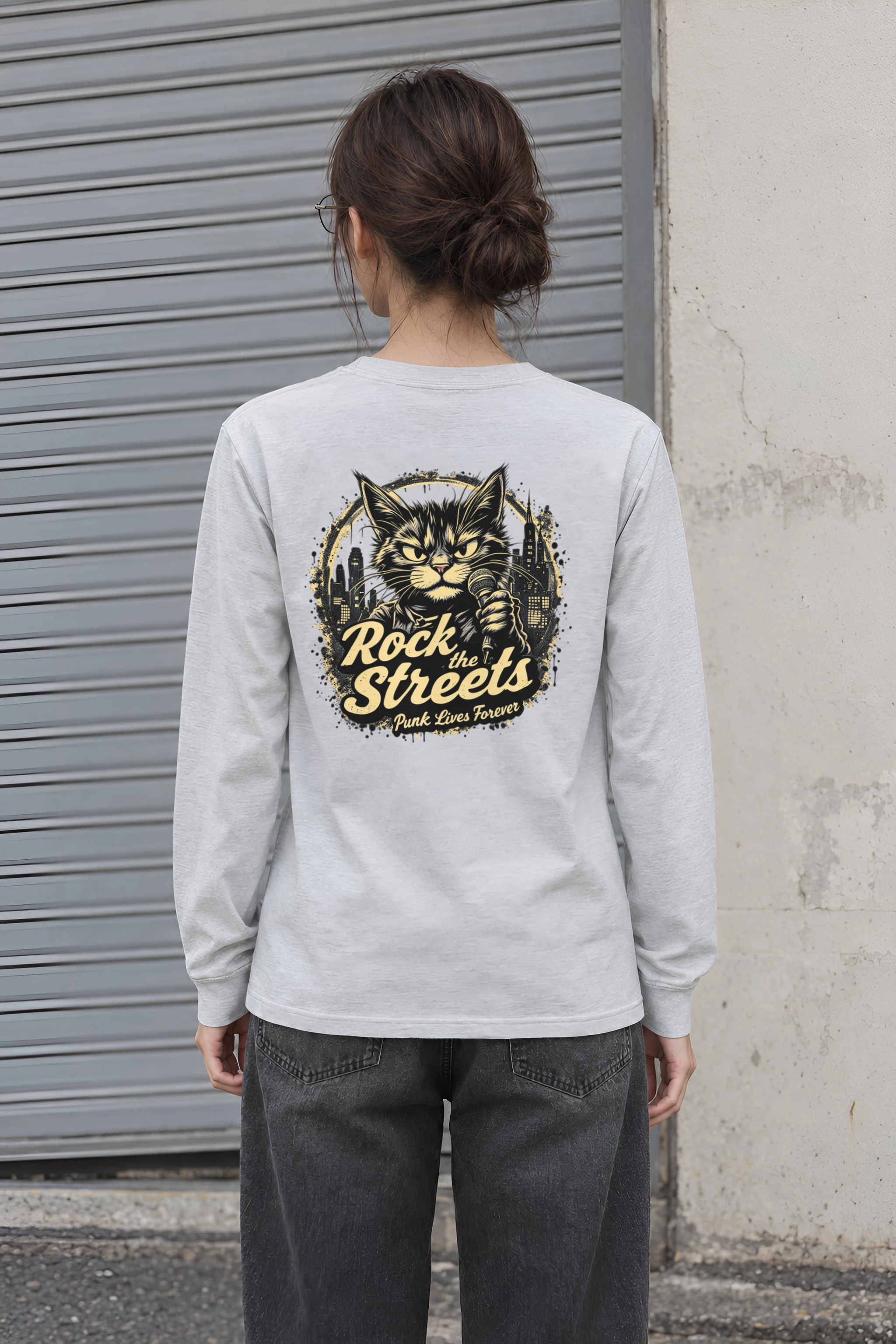 "Rock The Streets" Unisex Longsleeve T-shirt