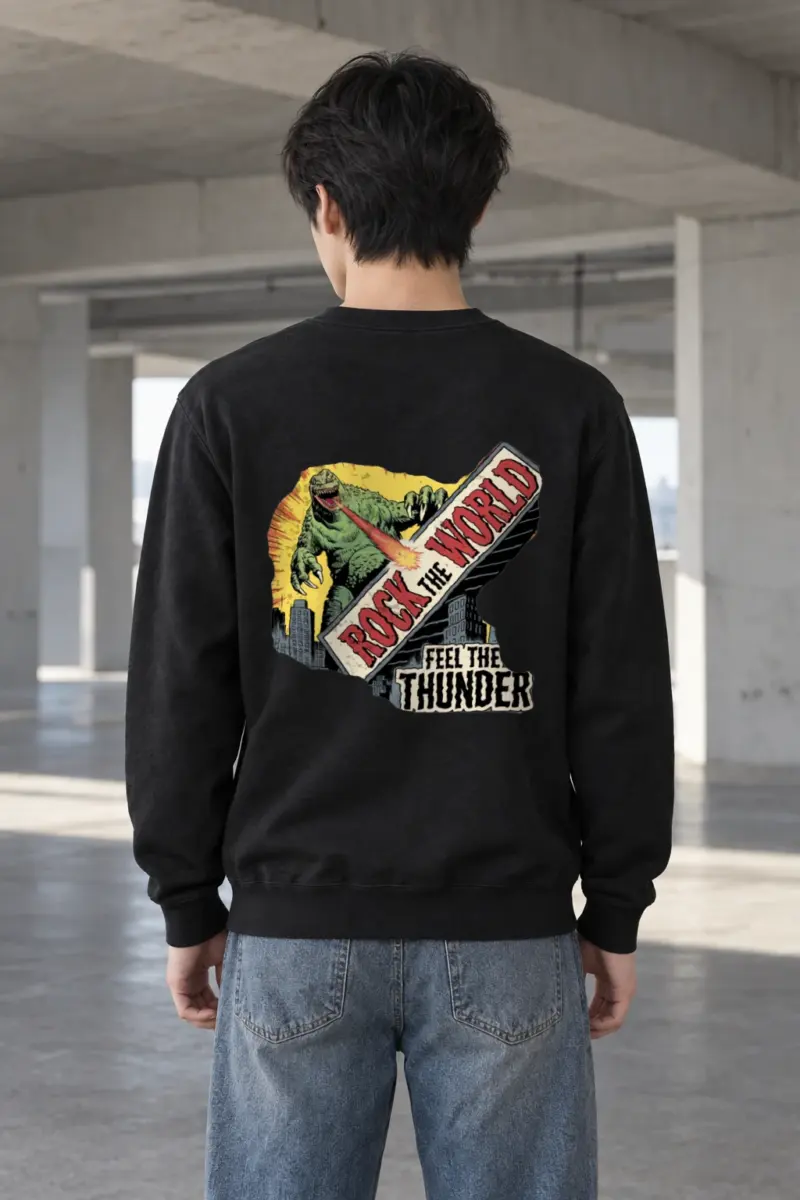 "Rock The World" Heavy Blend Unisex Crewneck Sweatshirt