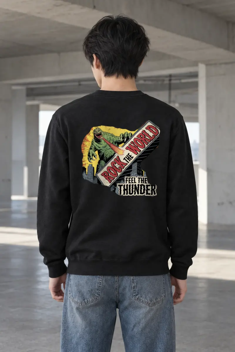"Rock The World" Heavy Blend Unisex Crewneck Sweatshirt