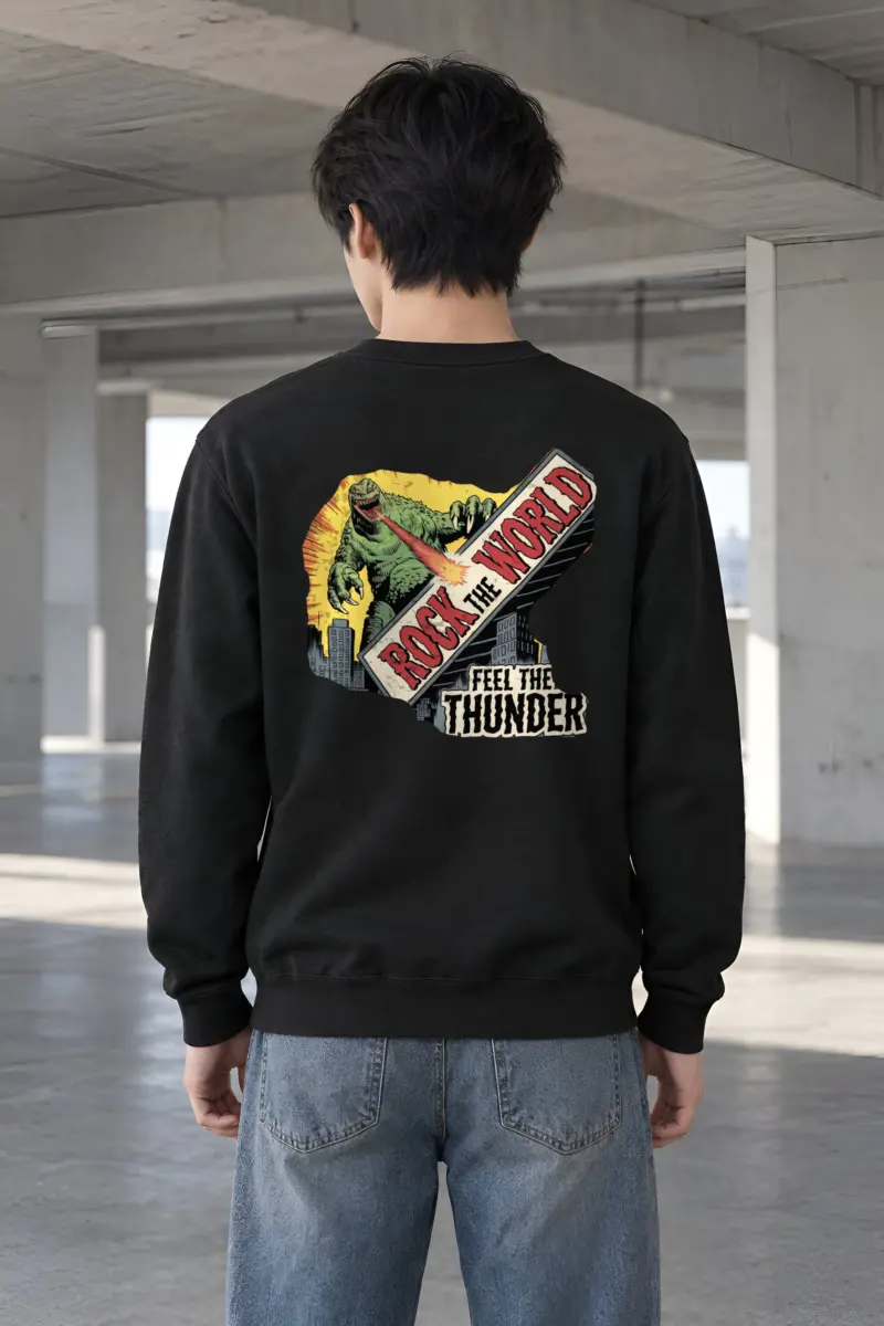 "Rock The World" Heavy Blend Unisex Crewneck Sweatshirt