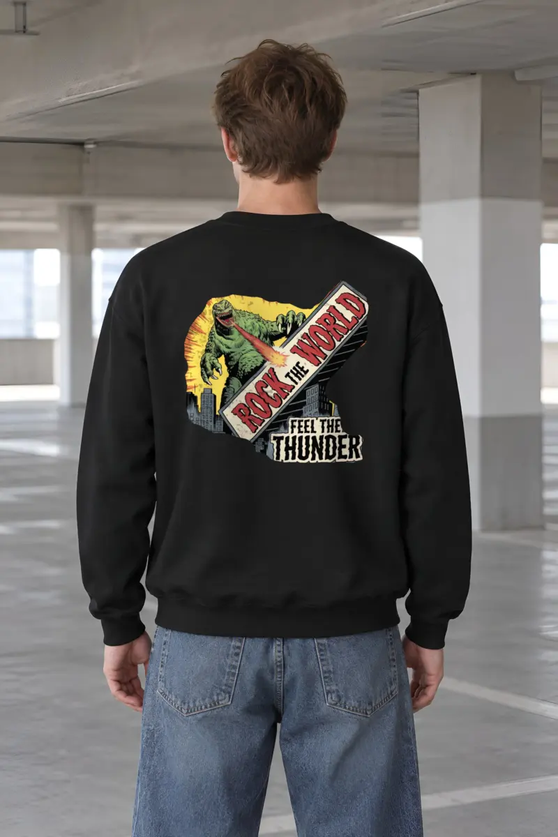"Rock The World" Heavy Blend Unisex Crewneck Sweatshirt