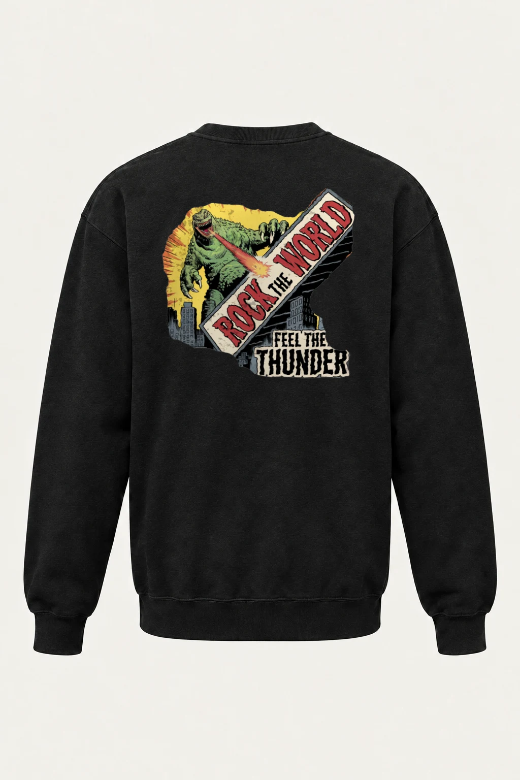 "Rock The World" Heavy Blend Unisex Crewneck Sweatshirt | Gildan 18000