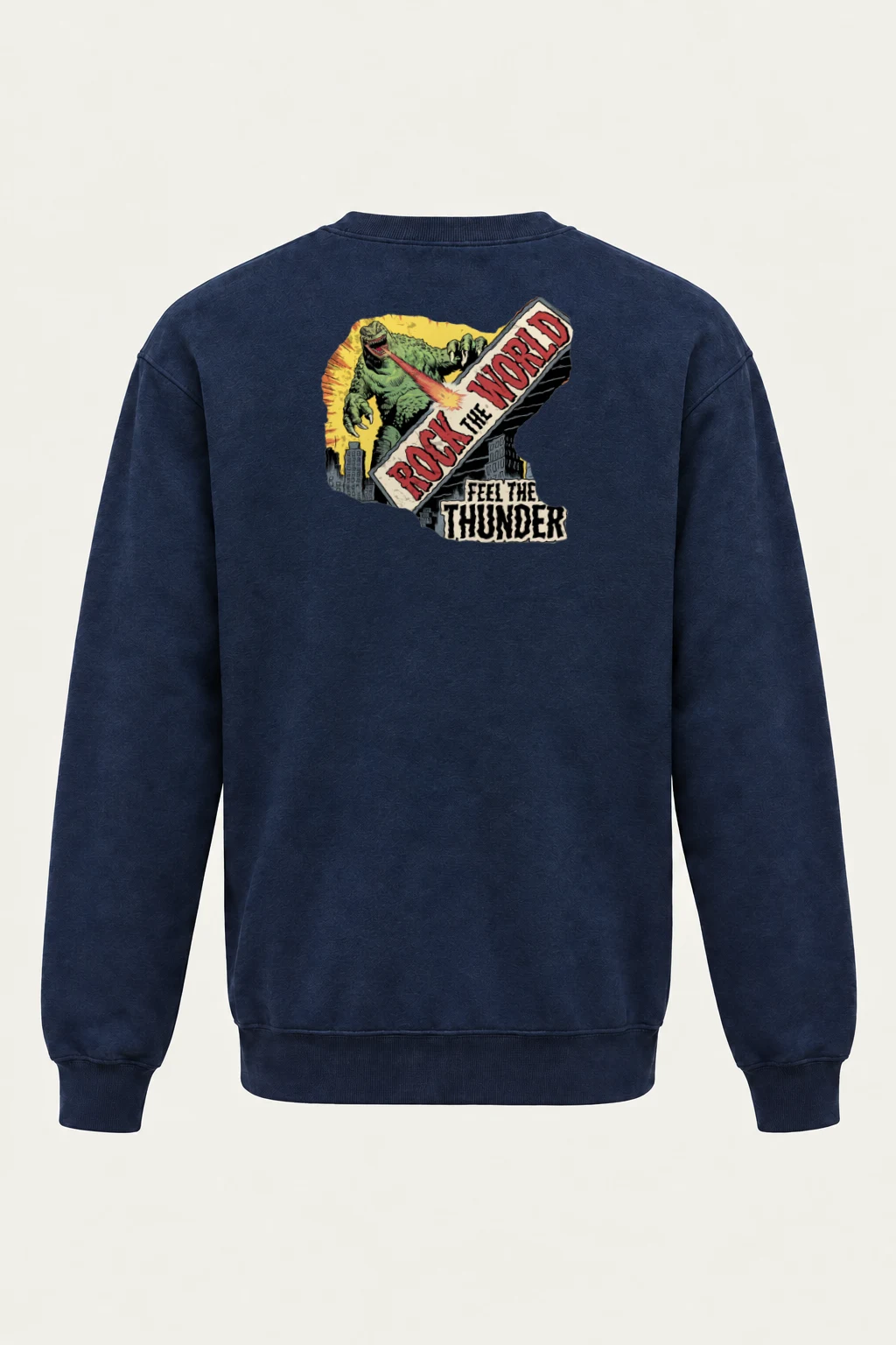 "Rock The World" Heavy Blend Unisex Crewneck Sweatshirt | Gildan 18000