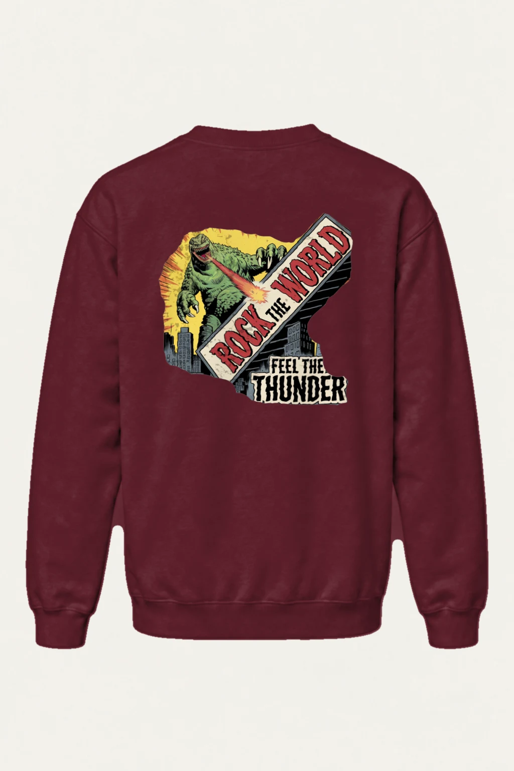 "Rock The World" Heavy Blend Unisex Crewneck Sweatshirt | Gildan 18000