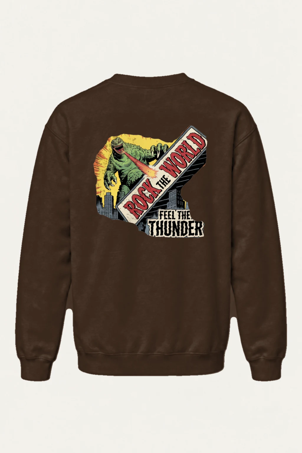 "Rock The World" Heavy Blend Unisex Crewneck Sweatshirt | Gildan 18000