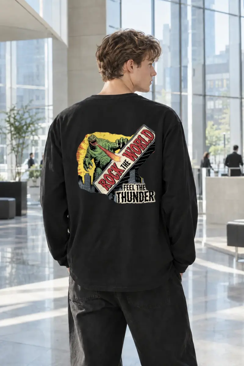 “Rock The World” Unisex Longsleeve T-shirt | Gildan 2400