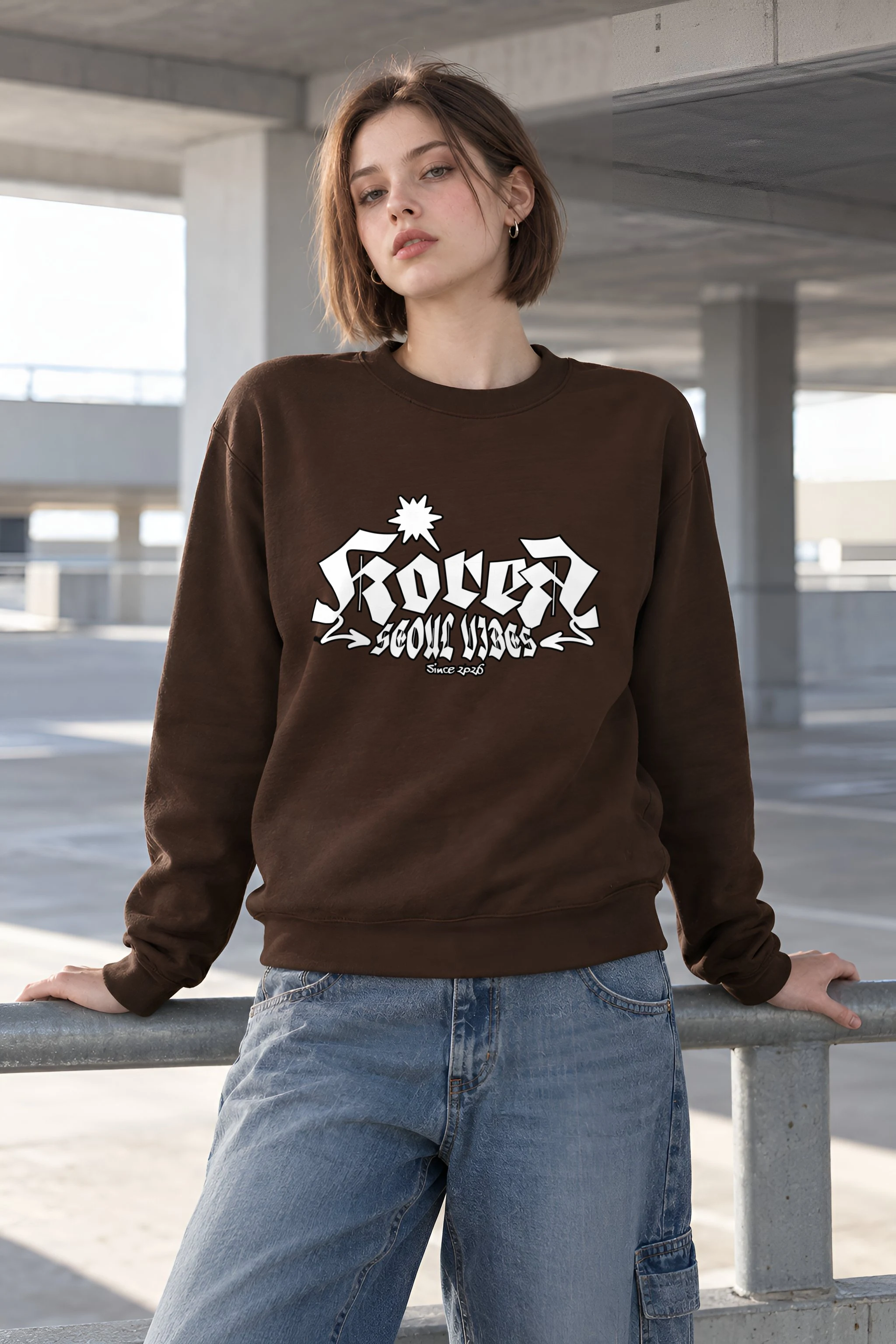 "Rock Your Vibes" Heavy Blend Unisex Crewneck Sweatshirt