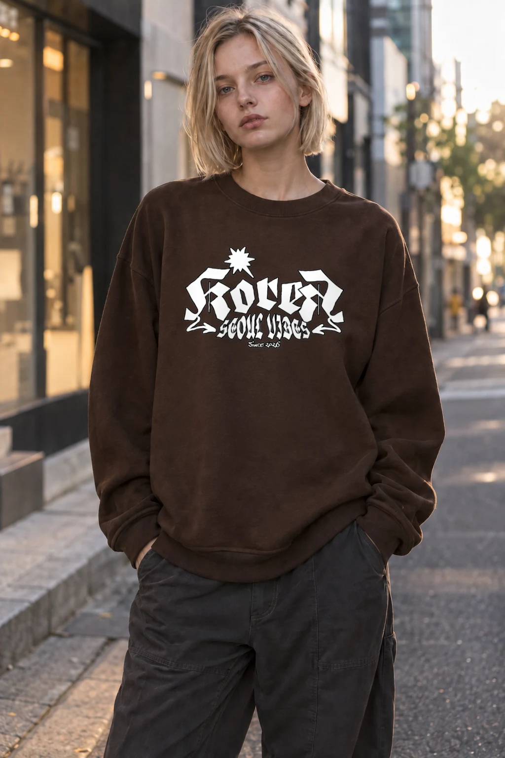 "Rock Your Vibes" Heavy Blend Unisex Crewneck Sweatshirt | Gildan 18000