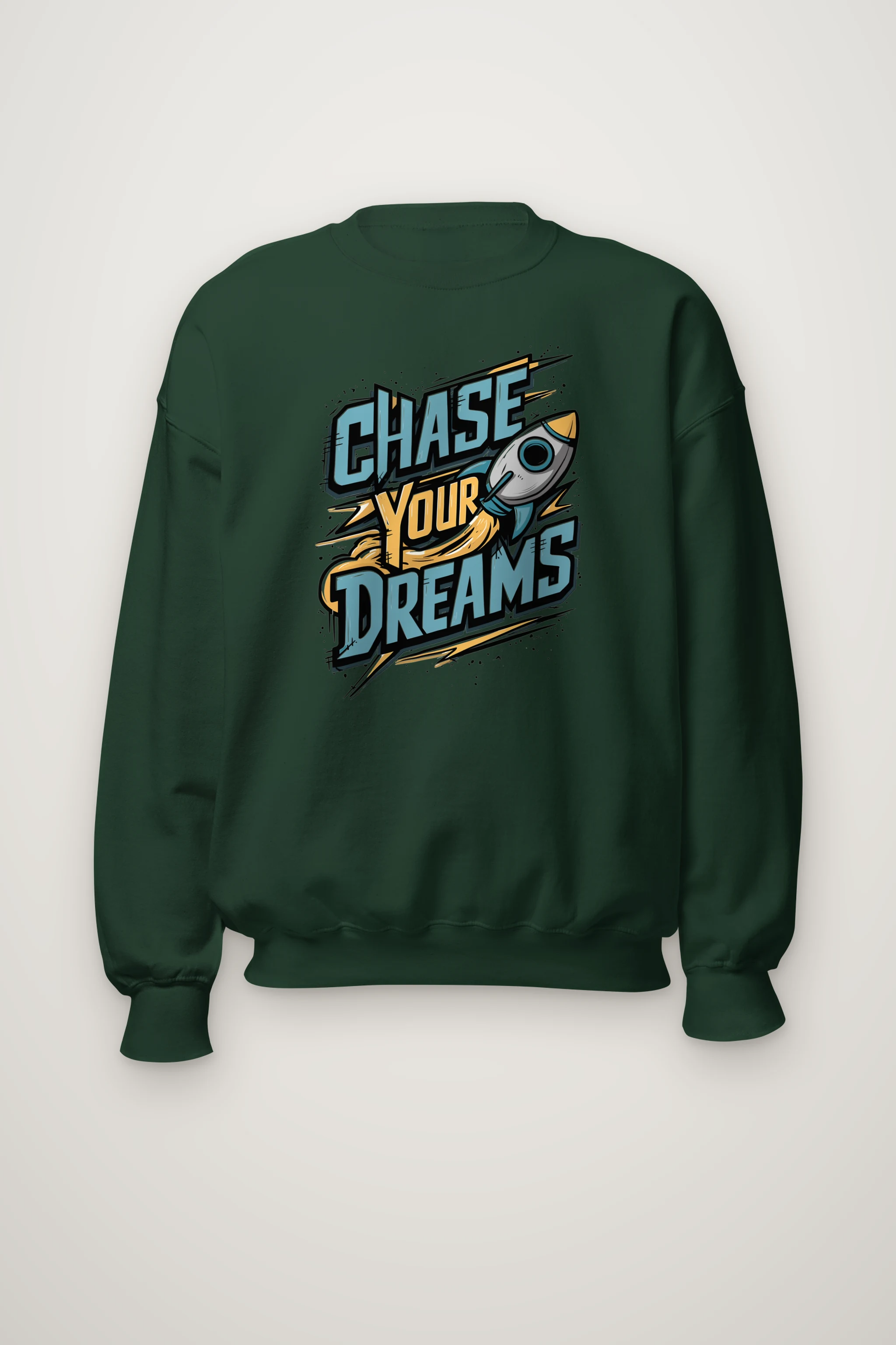 "Rocket Ambition" Heavy Blend Unisex Crewneck Sweatshirt