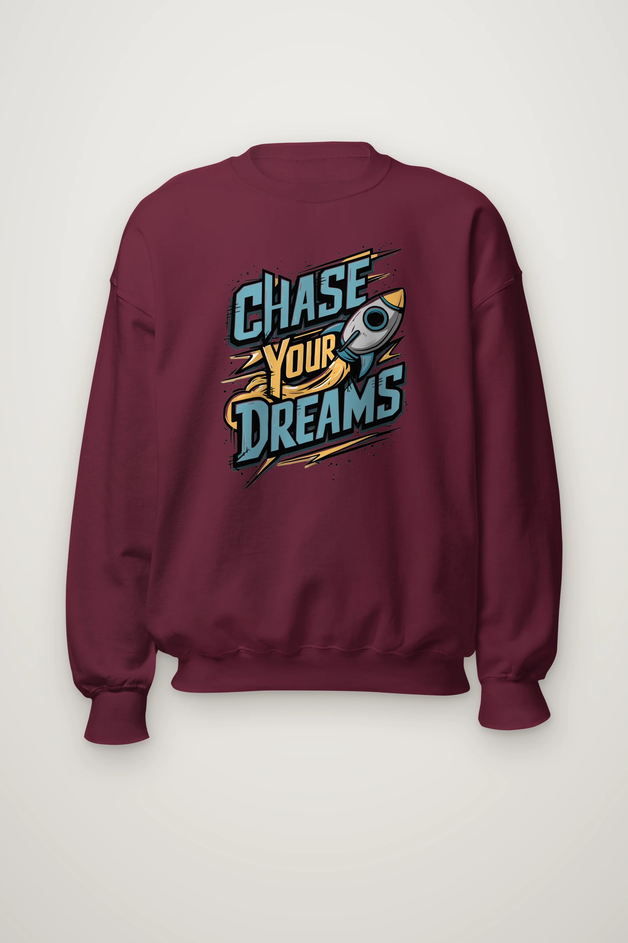 "Rocket Ambition" Heavy Blend Unisex Crewneck Sweatshirt