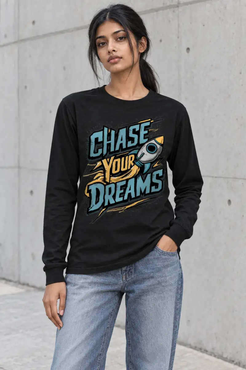 "Rocket Resolve" Unisex Longsleeve T-shirt | Gildan 2400