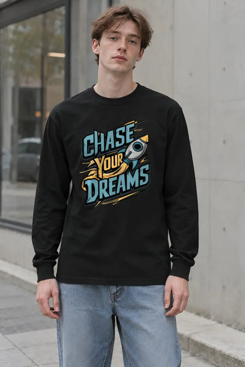 "Rocket Resolve" Unisex Longsleeve T-shirt