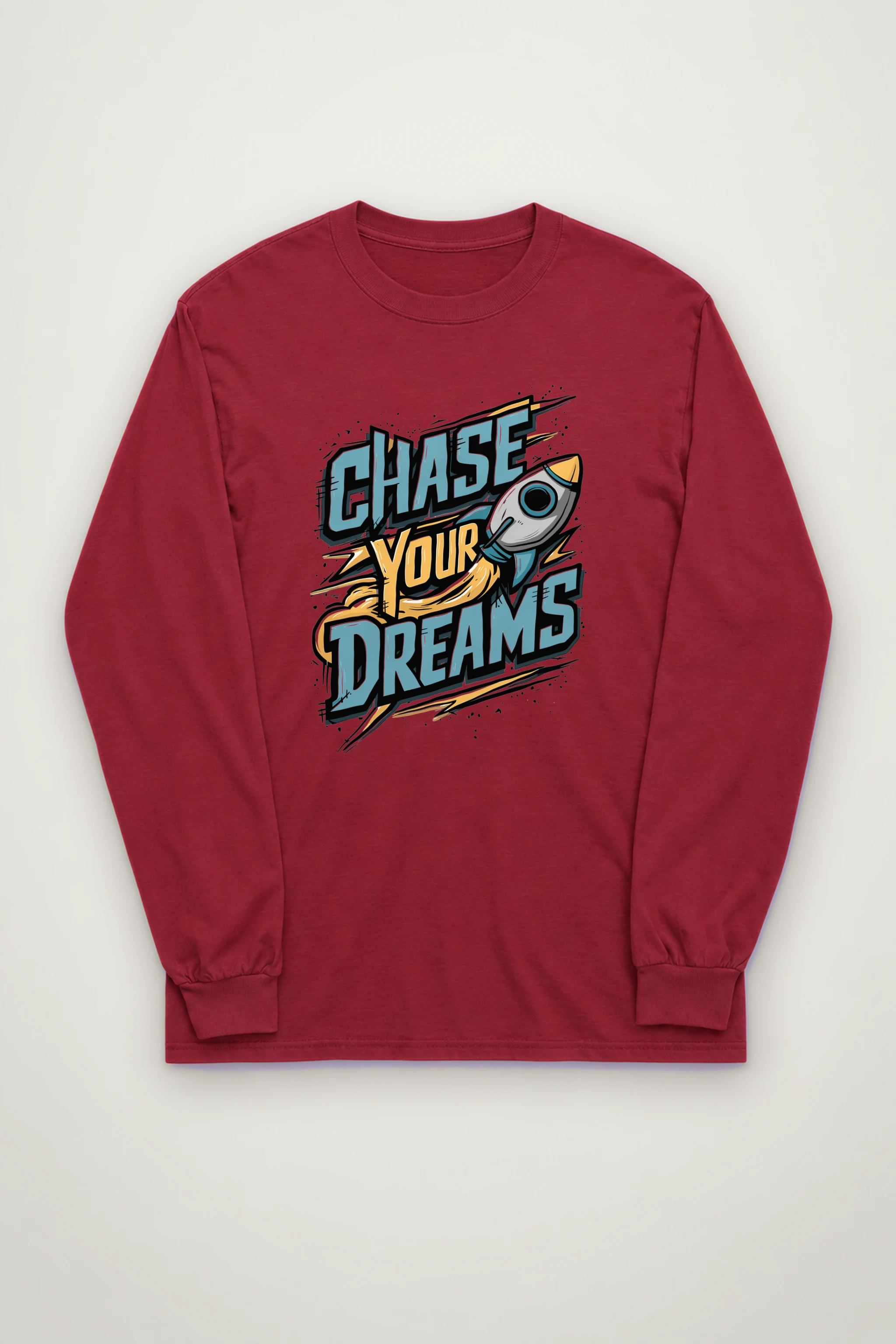 "Rocket Resolve" Unisex Longsleeve T-shirt