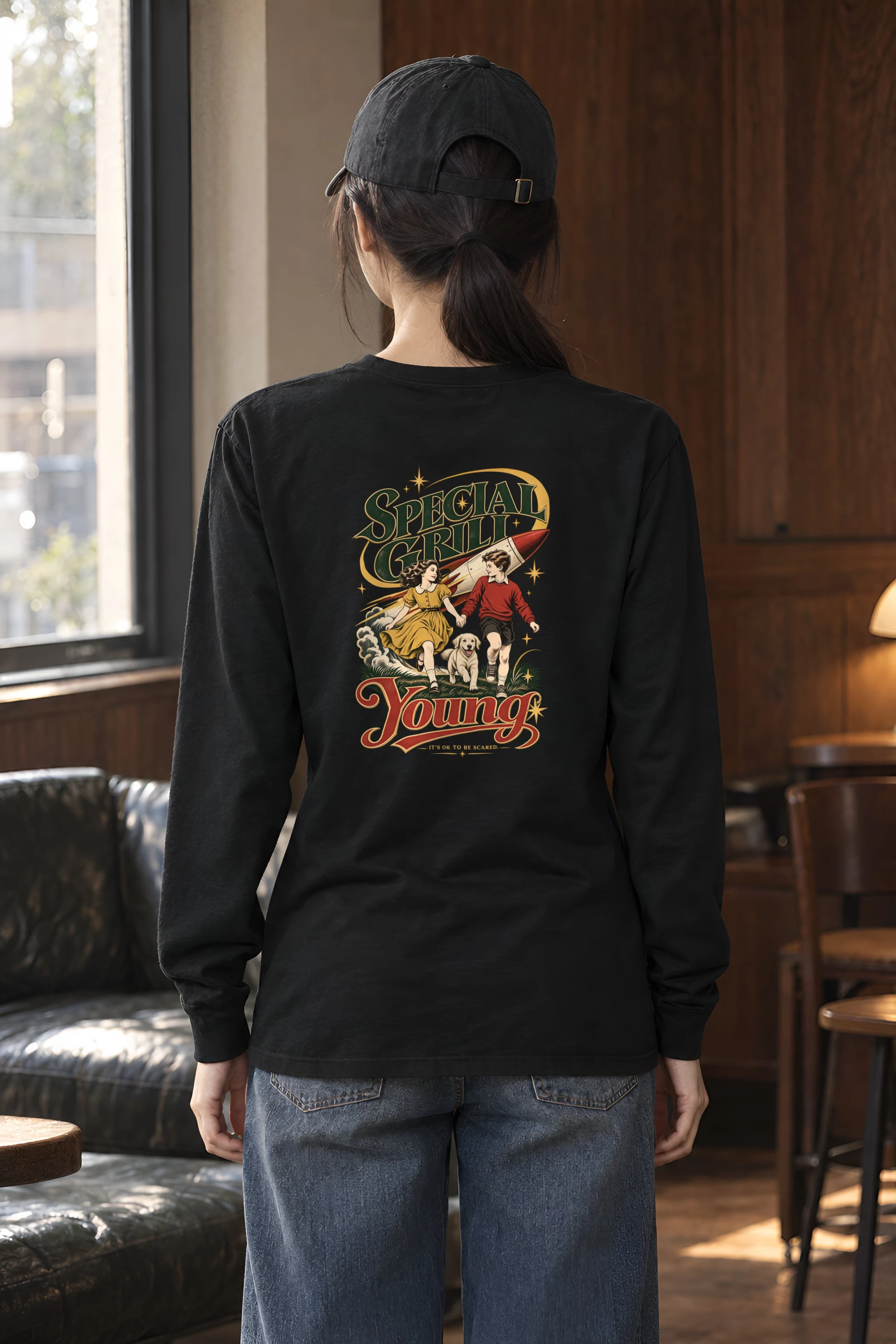 "Rocket Run" Unisex Longsleeve T-shirt